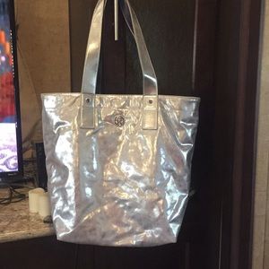 Lululemon silver Tote / Gym bag